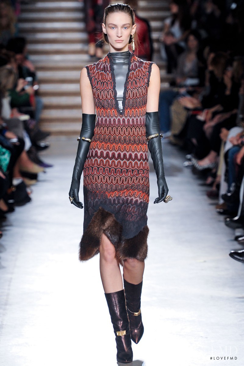 Franzi Mueller featured in  the Missoni fashion show for Autumn/Winter 2012
