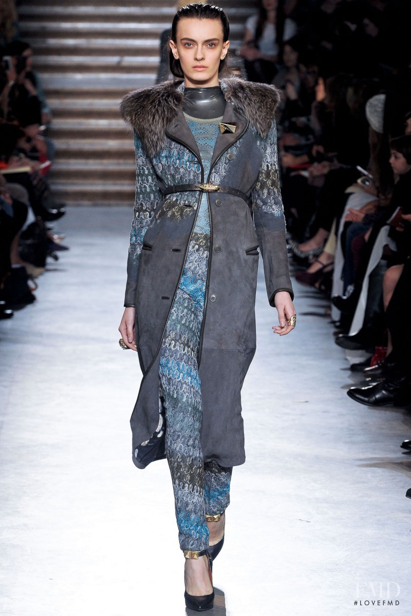 Erjona Ala featured in  the Missoni fashion show for Autumn/Winter 2012