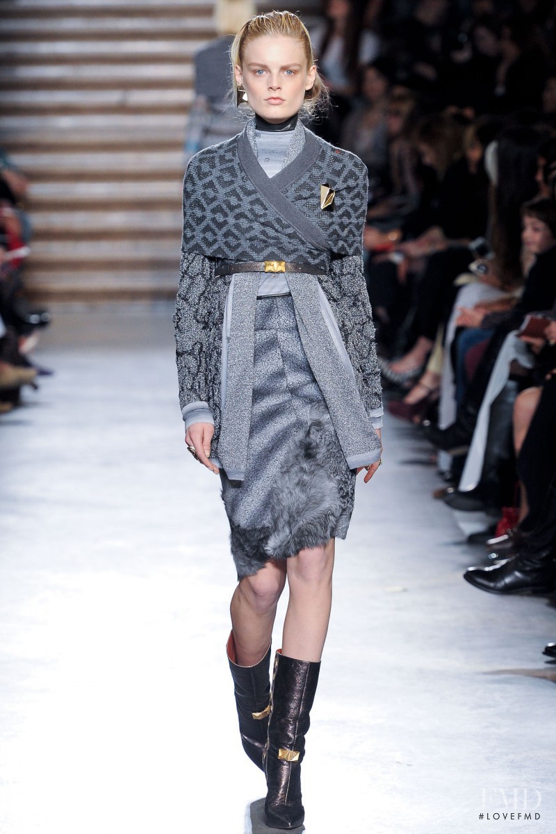 Hanne Gaby Odiele featured in  the Missoni fashion show for Autumn/Winter 2012