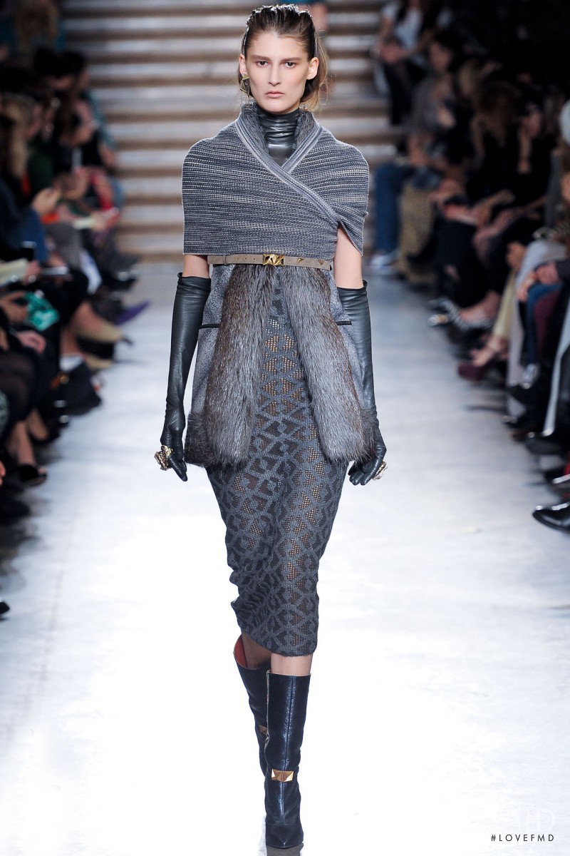 Marie Piovesan featured in  the Missoni fashion show for Autumn/Winter 2012