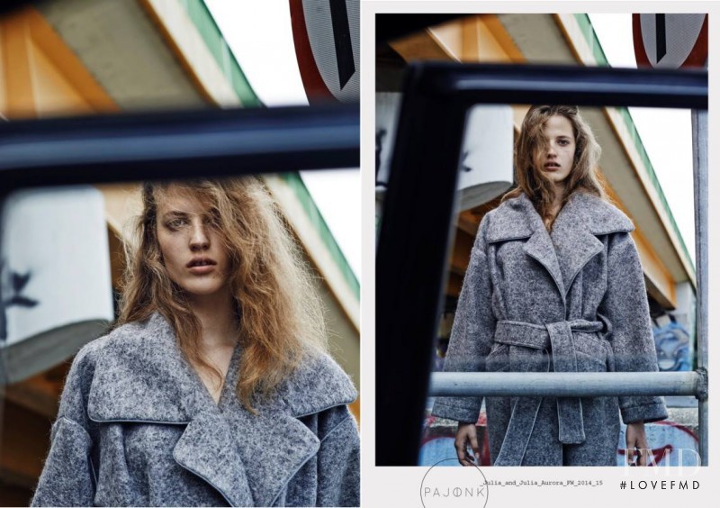 Julia Banas featured in  the Pajonk advertisement for Autumn/Winter 2014