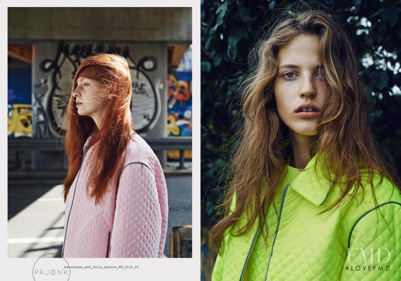 Julia Banas featured in  the Pajonk advertisement for Autumn/Winter 2014