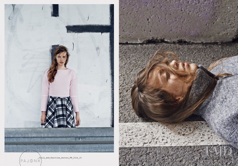 Julia Banas featured in  the Pajonk advertisement for Autumn/Winter 2014
