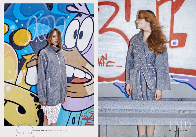 Julia Banas featured in  the Pajonk advertisement for Autumn/Winter 2014