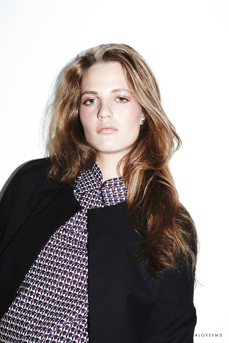 Julia Banas featured in  the ESTby ES lookbook for Autumn/Winter 2013