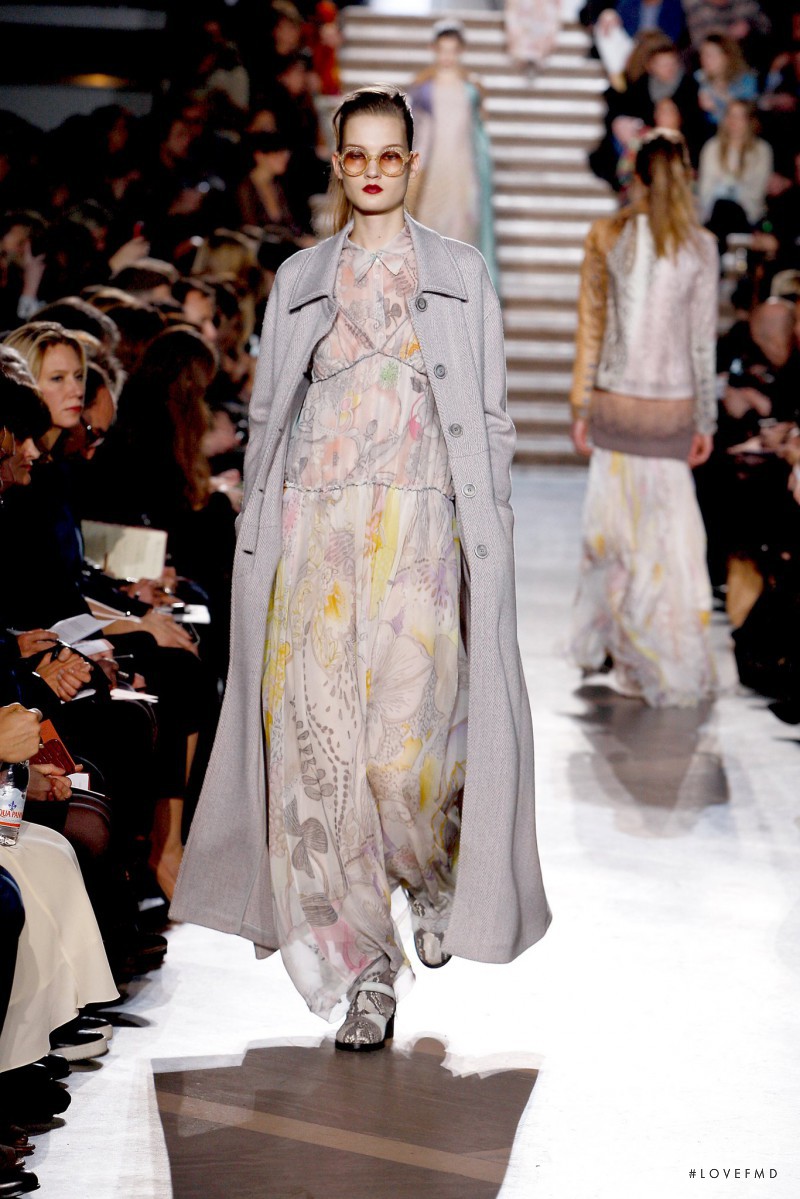 Kirsi Pyrhonen featured in  the Missoni fashion show for Autumn/Winter 2011