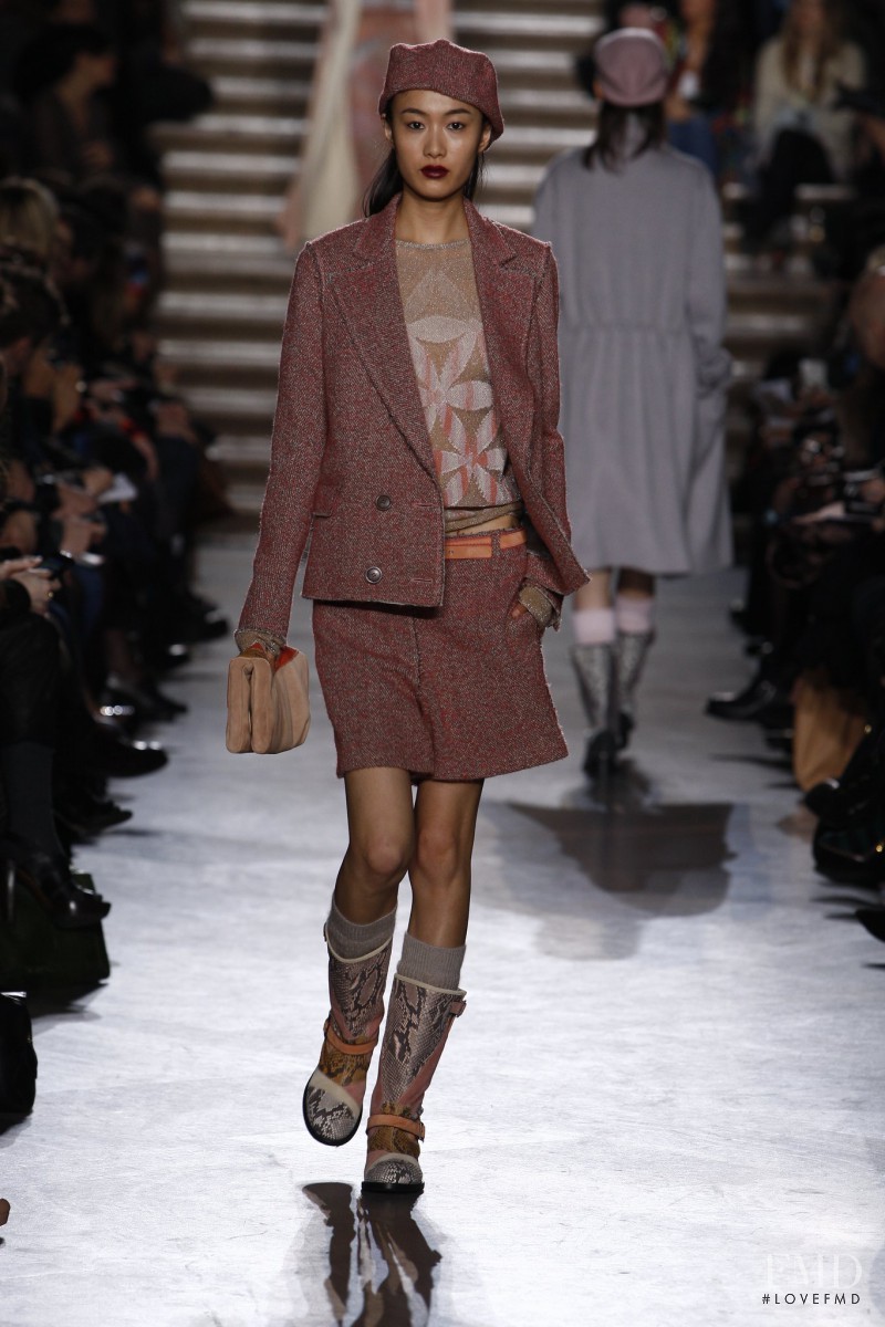 Shu Pei featured in  the Missoni fashion show for Autumn/Winter 2011