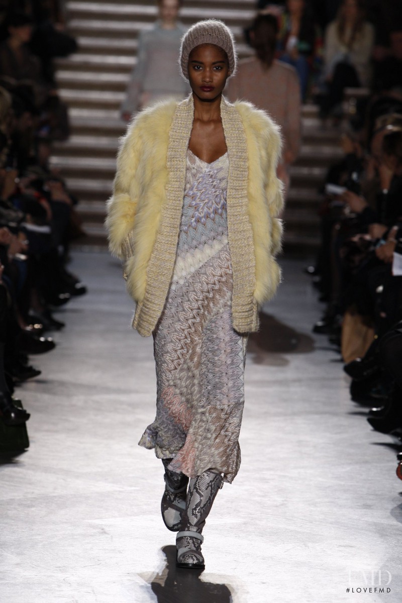 Melodie Monrose featured in  the Missoni fashion show for Autumn/Winter 2011
