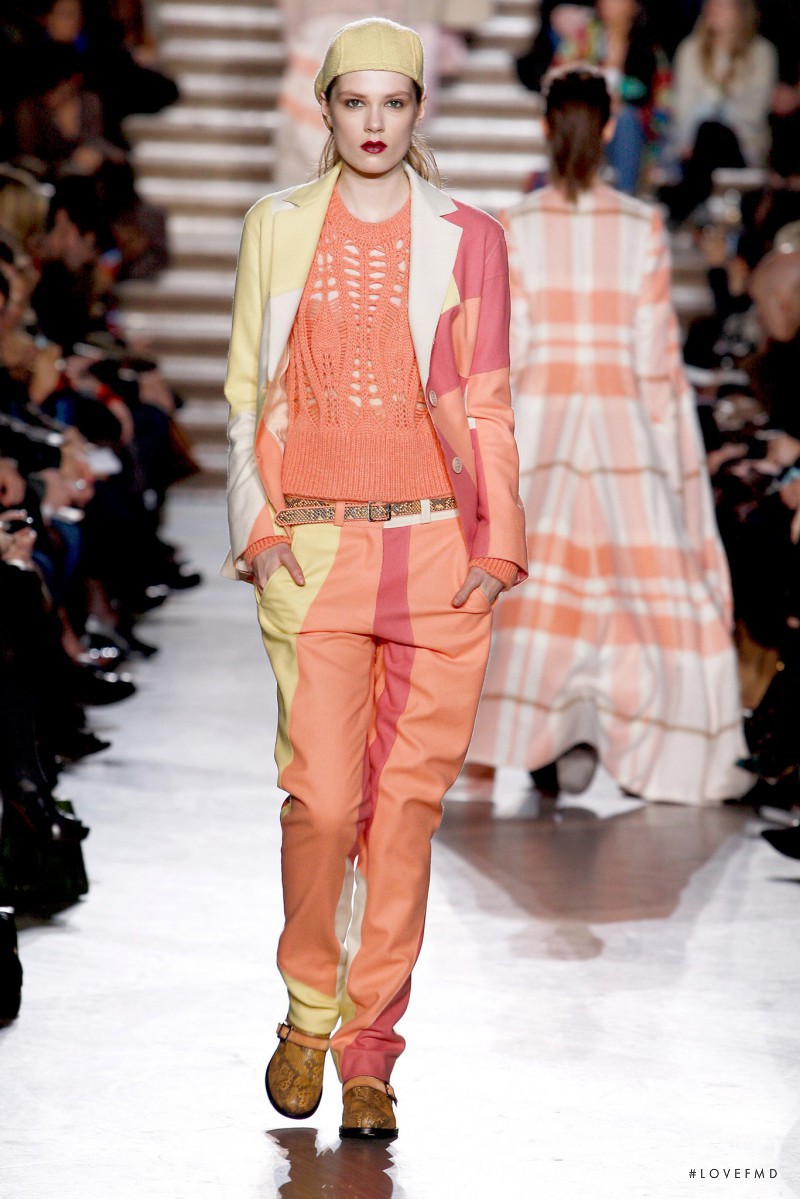 Caroline Brasch Nielsen featured in  the Missoni fashion show for Autumn/Winter 2011