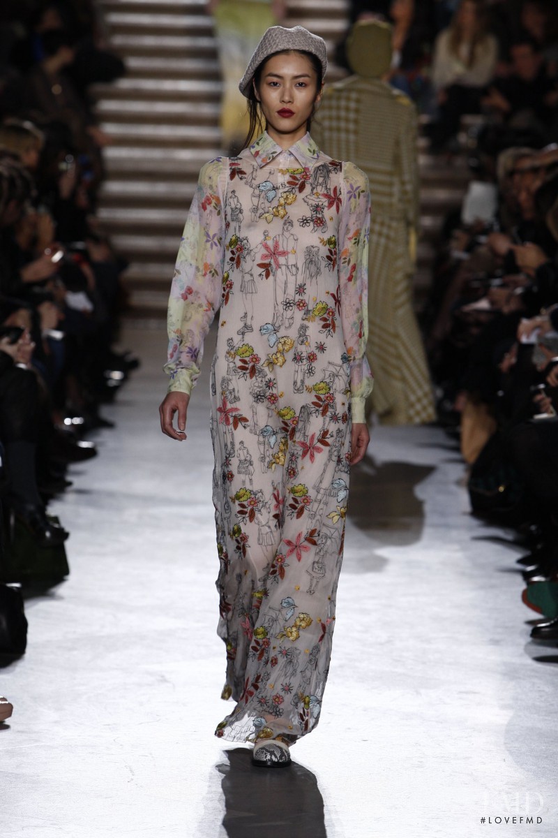 Liu Wen featured in  the Missoni fashion show for Autumn/Winter 2011