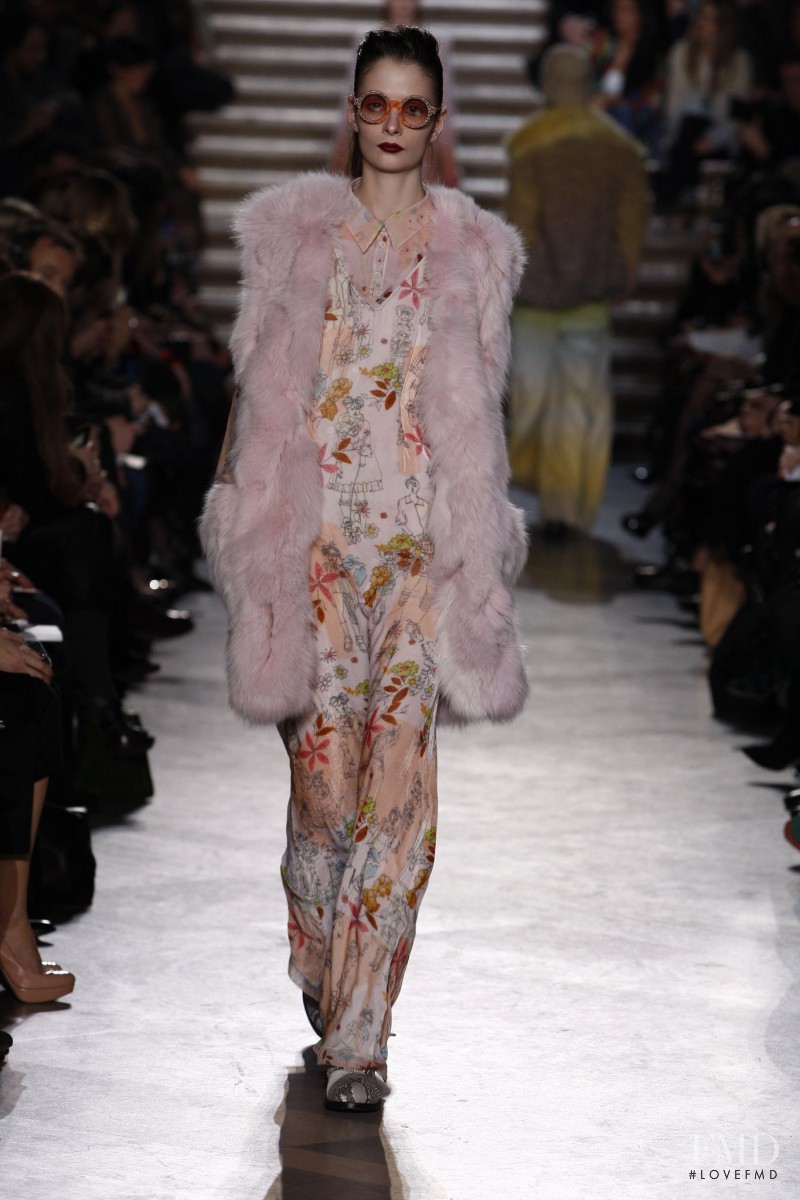 Suzie Bird featured in  the Missoni fashion show for Autumn/Winter 2011