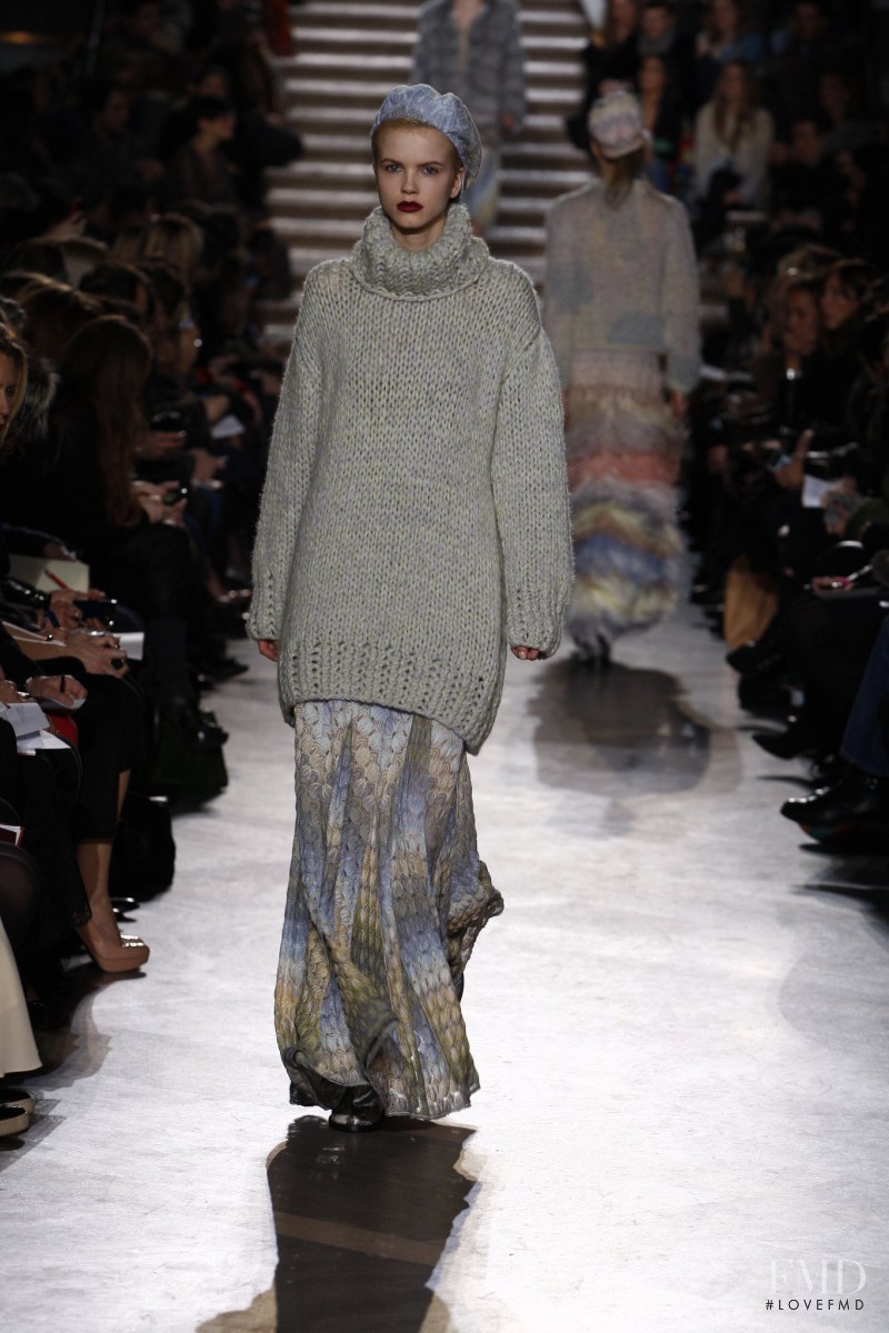 Merethe Hopland featured in  the Missoni fashion show for Autumn/Winter 2011