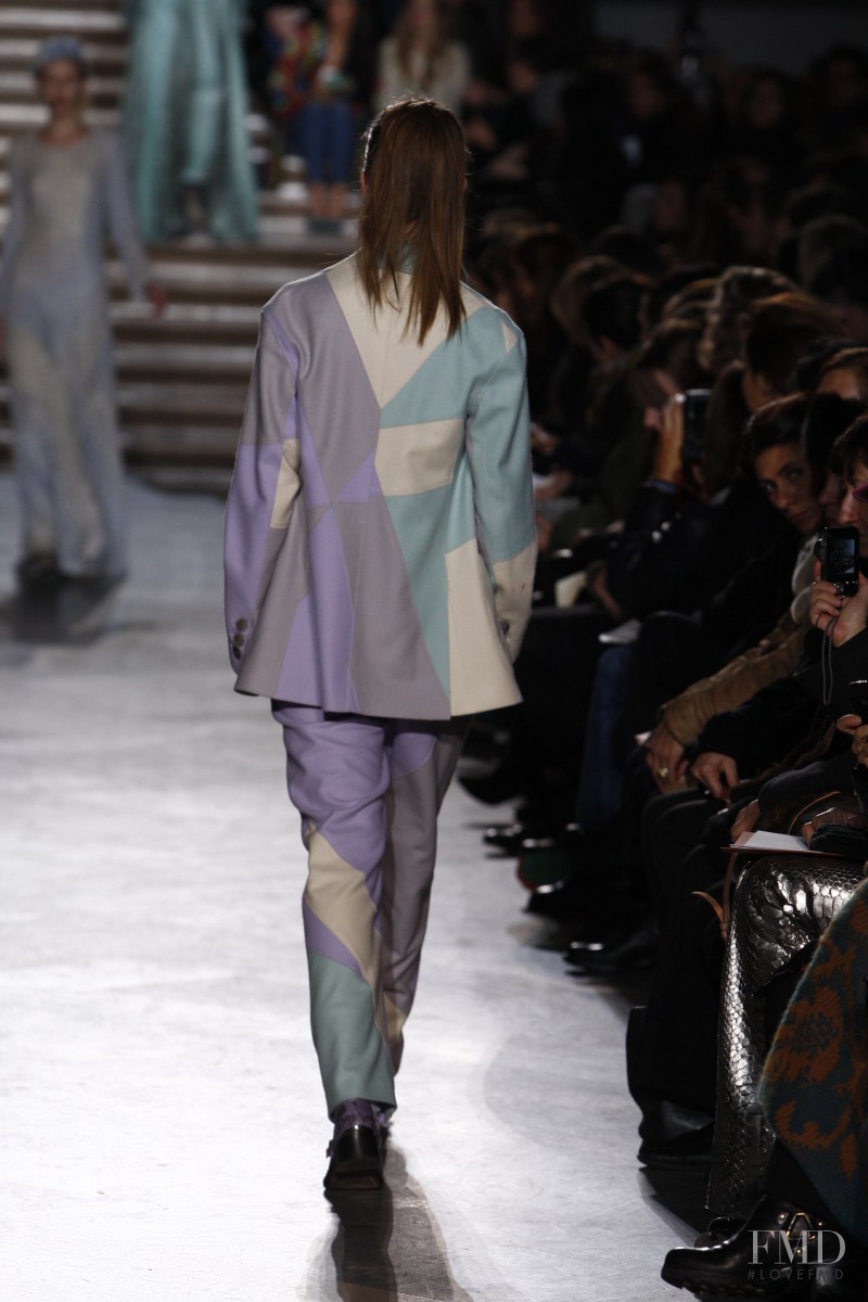Azul Caletti featured in  the Missoni fashion show for Autumn/Winter 2011