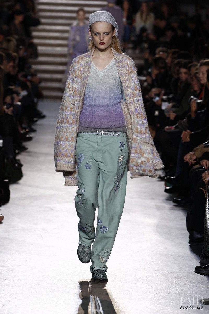 Hanne Gaby Odiele featured in  the Missoni fashion show for Autumn/Winter 2011