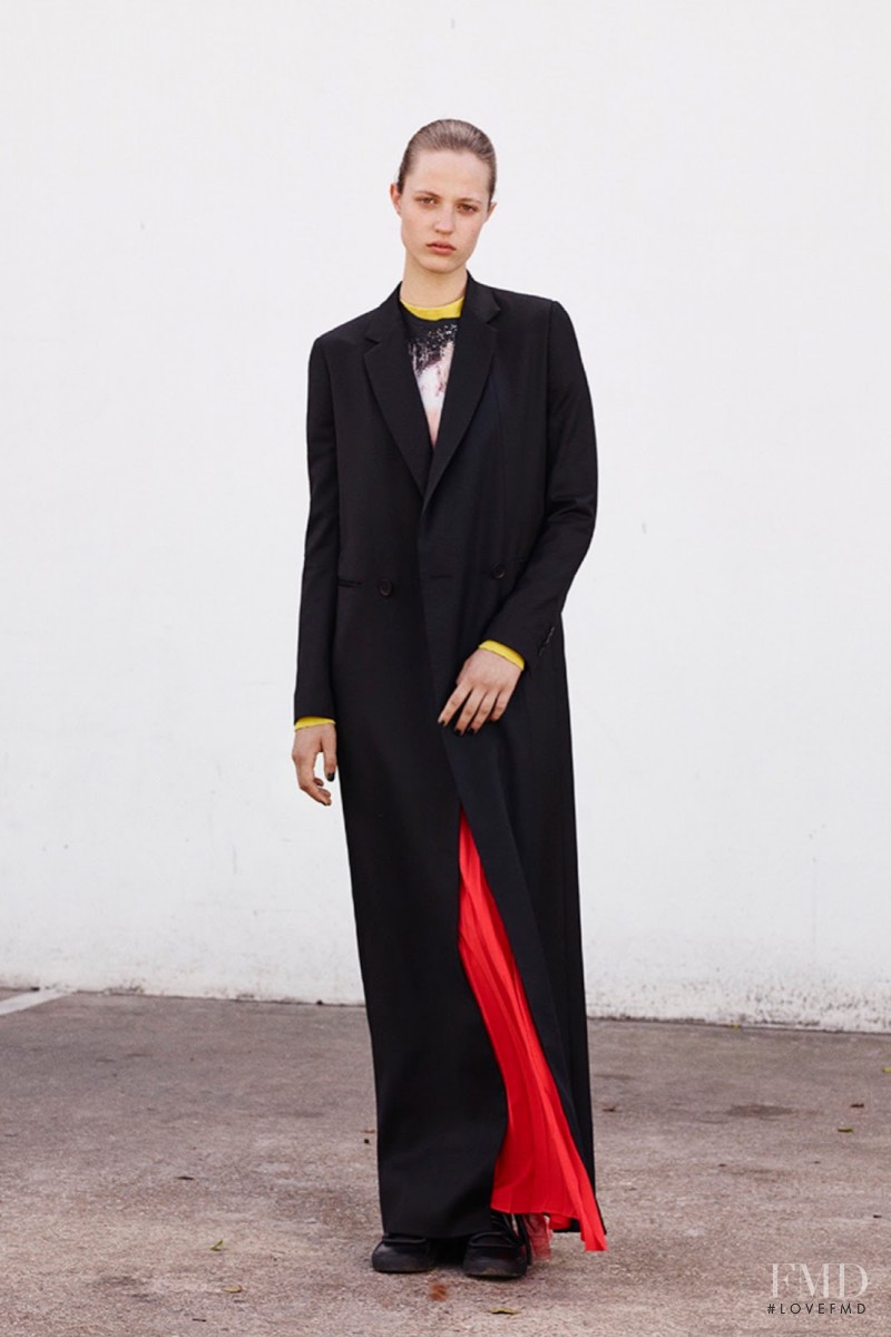 Julia Banas featured in  the John Galliano lookbook for Resort 2015