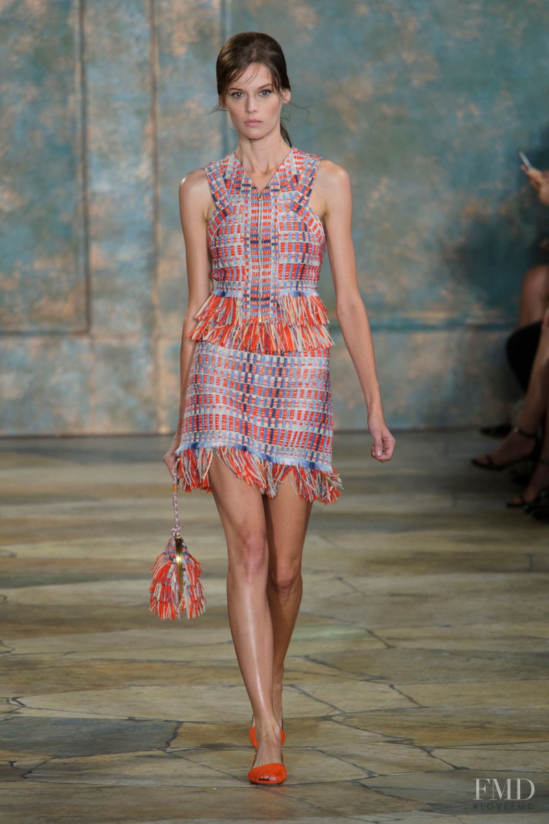 Angel Rutledge featured in  the Tory Burch fashion show for Spring/Summer 2016