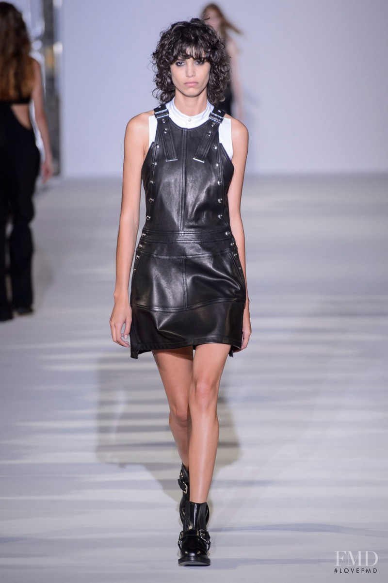 Mica Arganaraz featured in  the Diesel Black Gold fashion show for Spring/Summer 2016