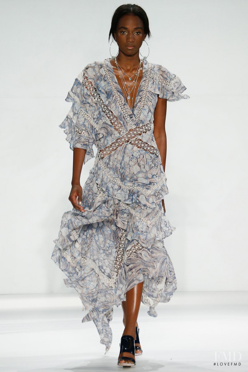 Janica Compte featured in  the Zimmermann fashion show for Spring/Summer 2015