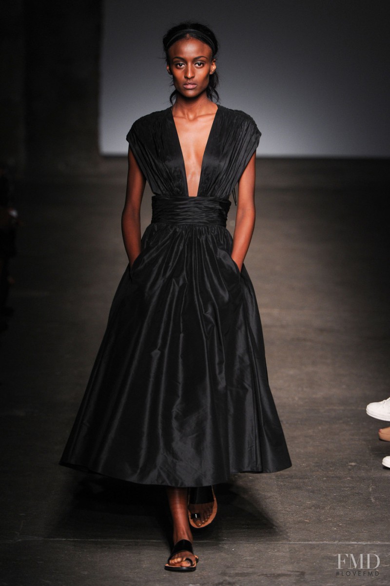 Lula Kenfe featured in  the Tracy Reese fashion show for Spring/Summer 2015