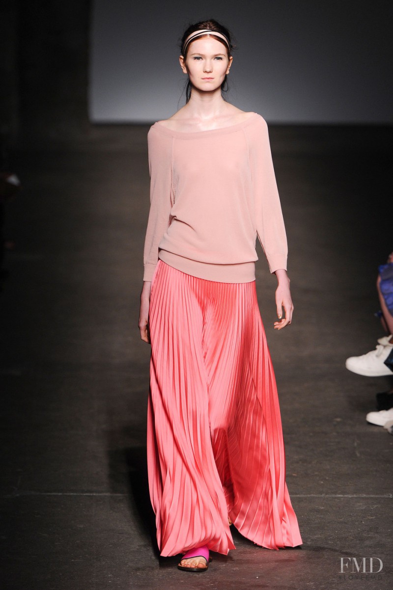 Zella Christenson featured in  the Tracy Reese fashion show for Spring/Summer 2015