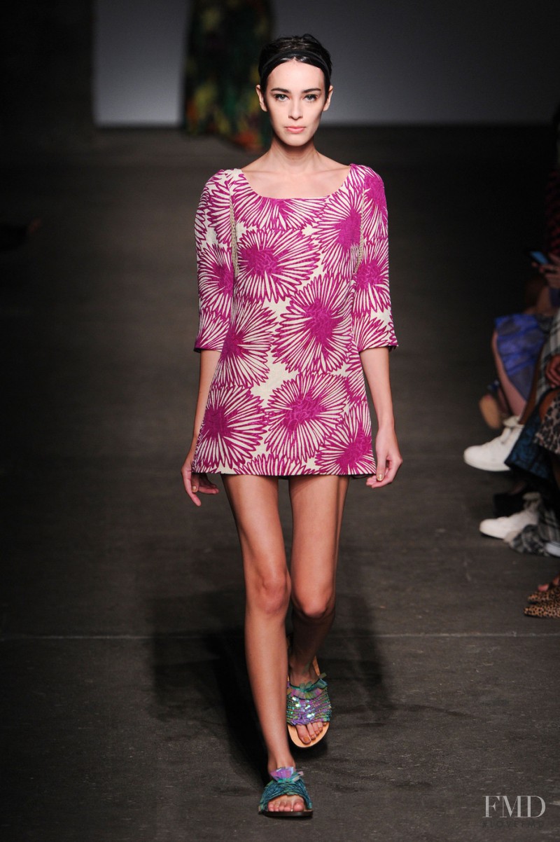 Margaux Brooke featured in  the Tracy Reese fashion show for Spring/Summer 2015