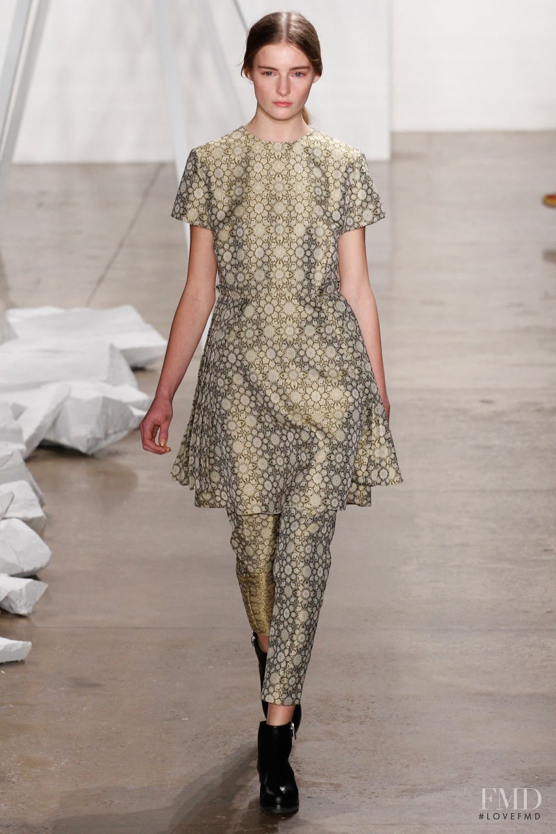 Marine Van Outryve featured in  the SUNO fashion show for Autumn/Winter 2013