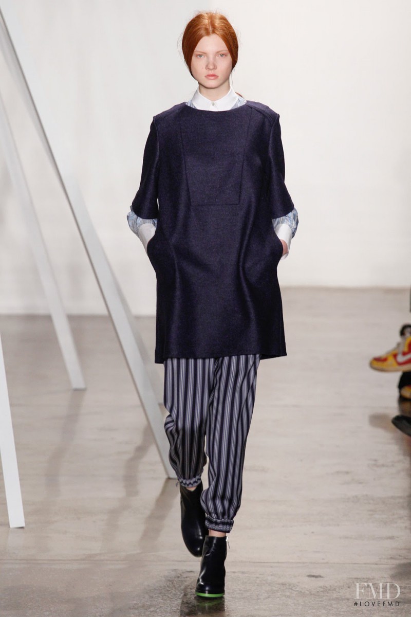 Anastasia Ivanova featured in  the SUNO fashion show for Autumn/Winter 2013