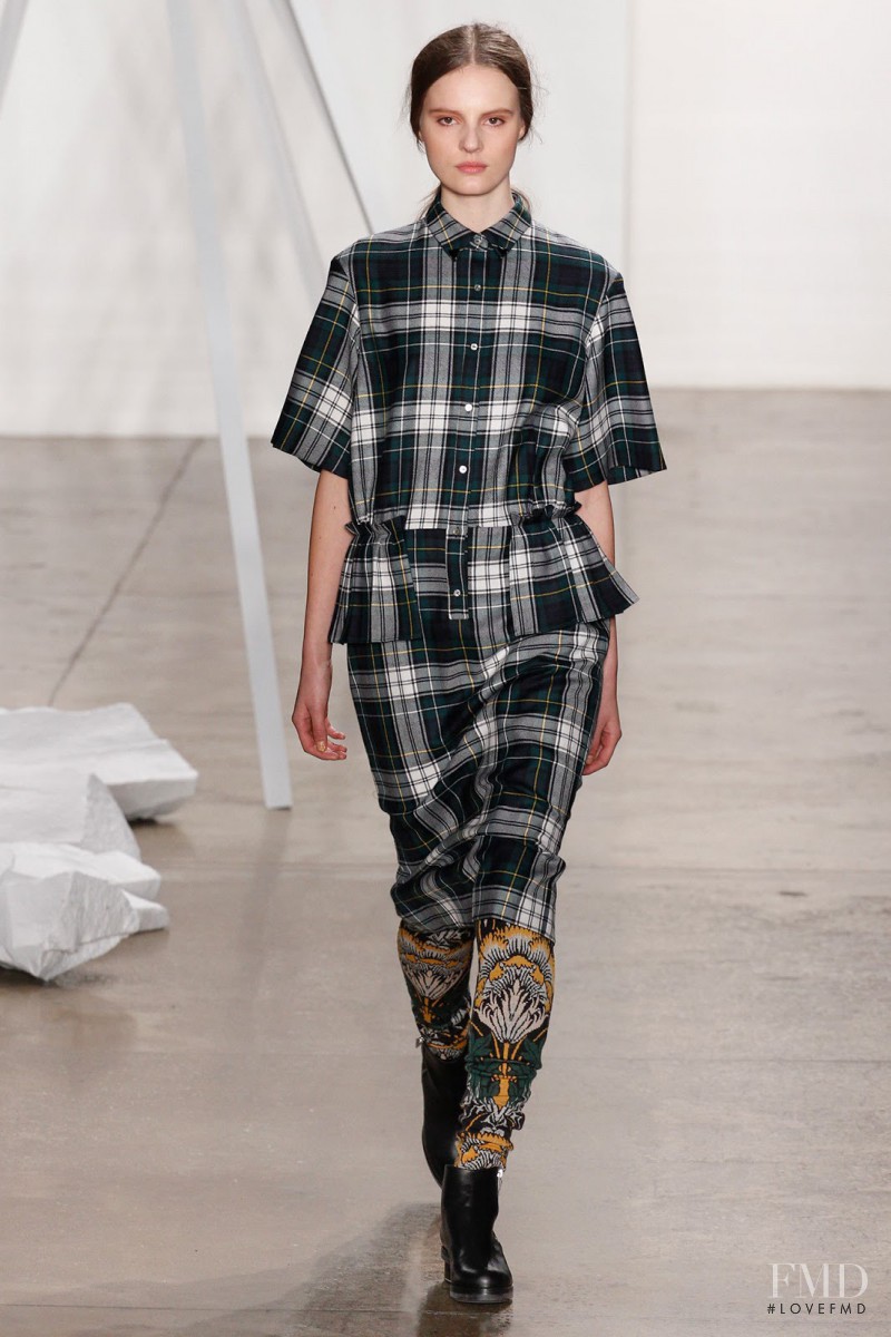 Tilda Lindstam featured in  the SUNO fashion show for Autumn/Winter 2013