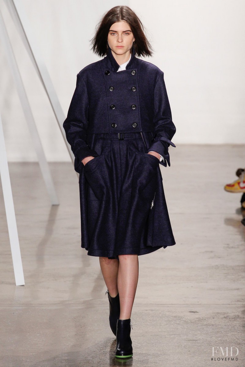 Kel Markey featured in  the SUNO fashion show for Autumn/Winter 2013