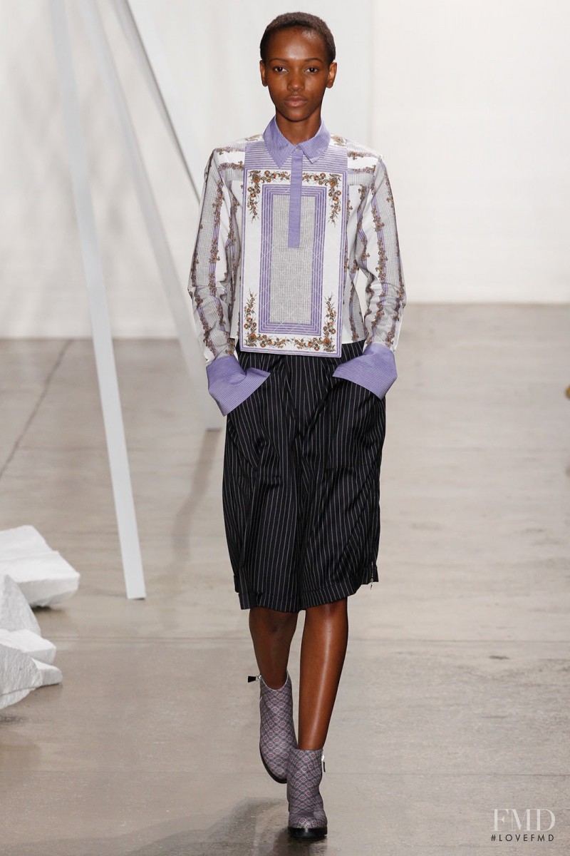 Herieth Paul featured in  the SUNO fashion show for Autumn/Winter 2013