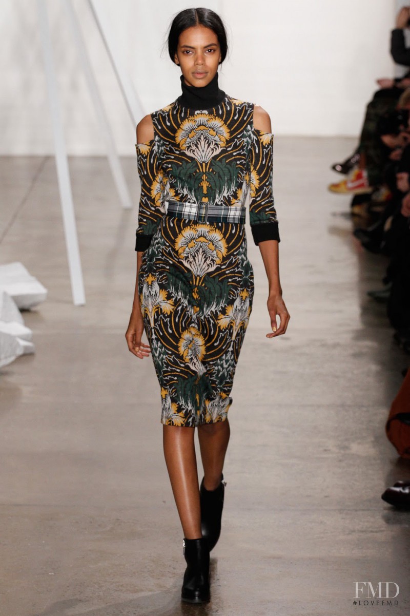 Grace Mahary featured in  the SUNO fashion show for Autumn/Winter 2013