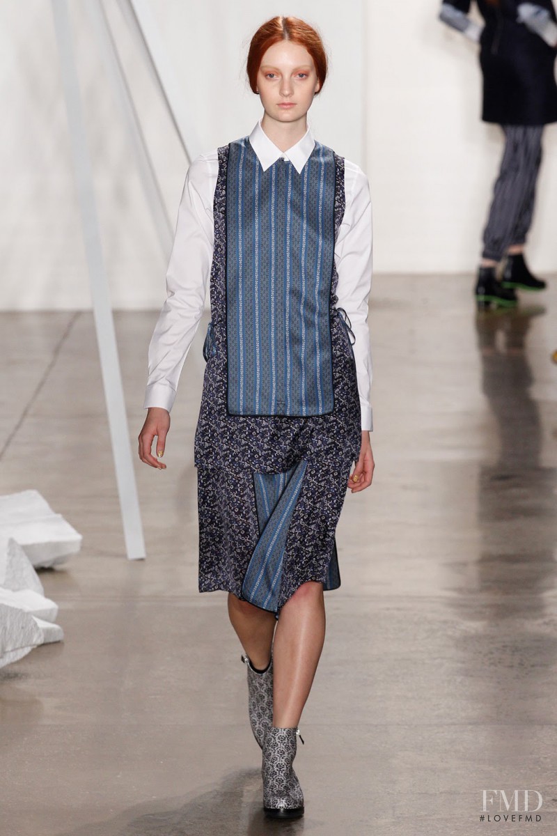 Codie Young featured in  the SUNO fashion show for Autumn/Winter 2013