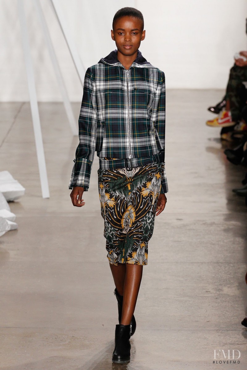 Flaviana Matata featured in  the SUNO fashion show for Autumn/Winter 2013