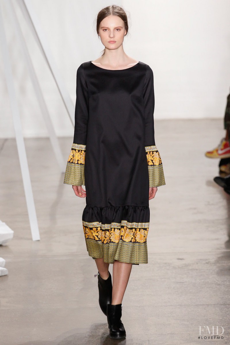 Tilda Lindstam featured in  the SUNO fashion show for Autumn/Winter 2013