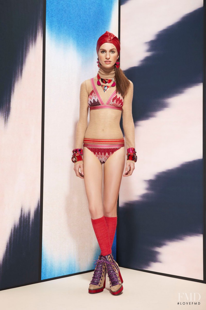 Tali Lennox featured in  the Missoni Beachwear fashion show for Pre-Fall 2011