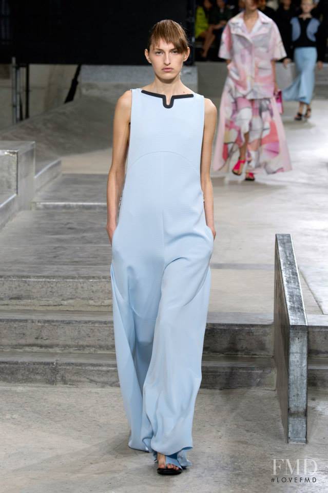 Zoe Huxford featured in  the Kenzo fashion show for Spring/Summer 2015