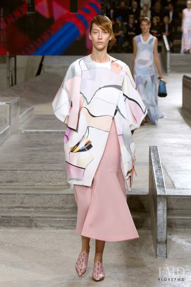 Alana Zimmer featured in  the Kenzo fashion show for Spring/Summer 2015