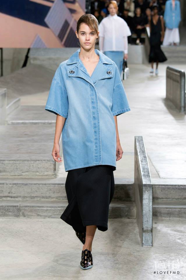 Pauline Hoarau featured in  the Kenzo fashion show for Spring/Summer 2015