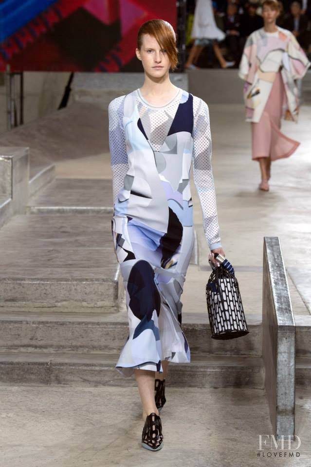 Magdalena Jasek featured in  the Kenzo fashion show for Spring/Summer 2015