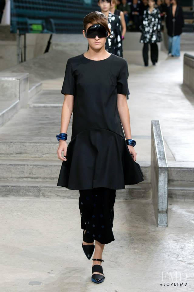Emma Waldo featured in  the Kenzo fashion show for Spring/Summer 2015