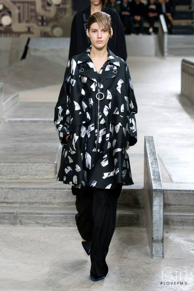 Valery Kaufman featured in  the Kenzo fashion show for Spring/Summer 2015