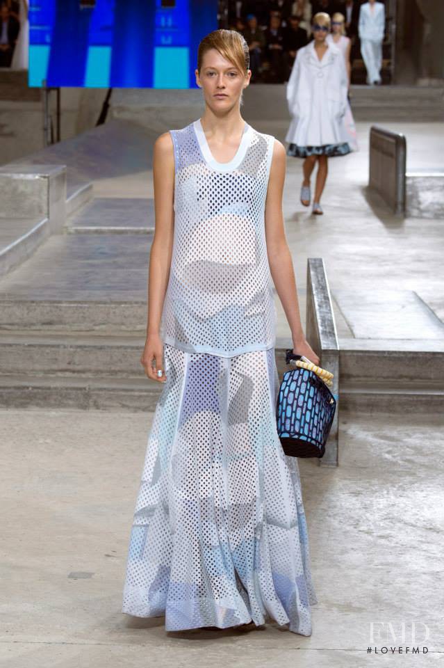 Logan Patterson featured in  the Kenzo fashion show for Spring/Summer 2015
