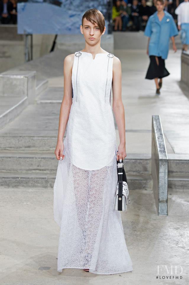 Waleska Gorczevski featured in  the Kenzo fashion show for Spring/Summer 2015