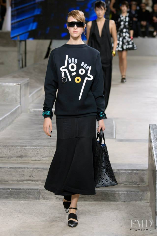 Hedvig Palm featured in  the Kenzo fashion show for Spring/Summer 2015