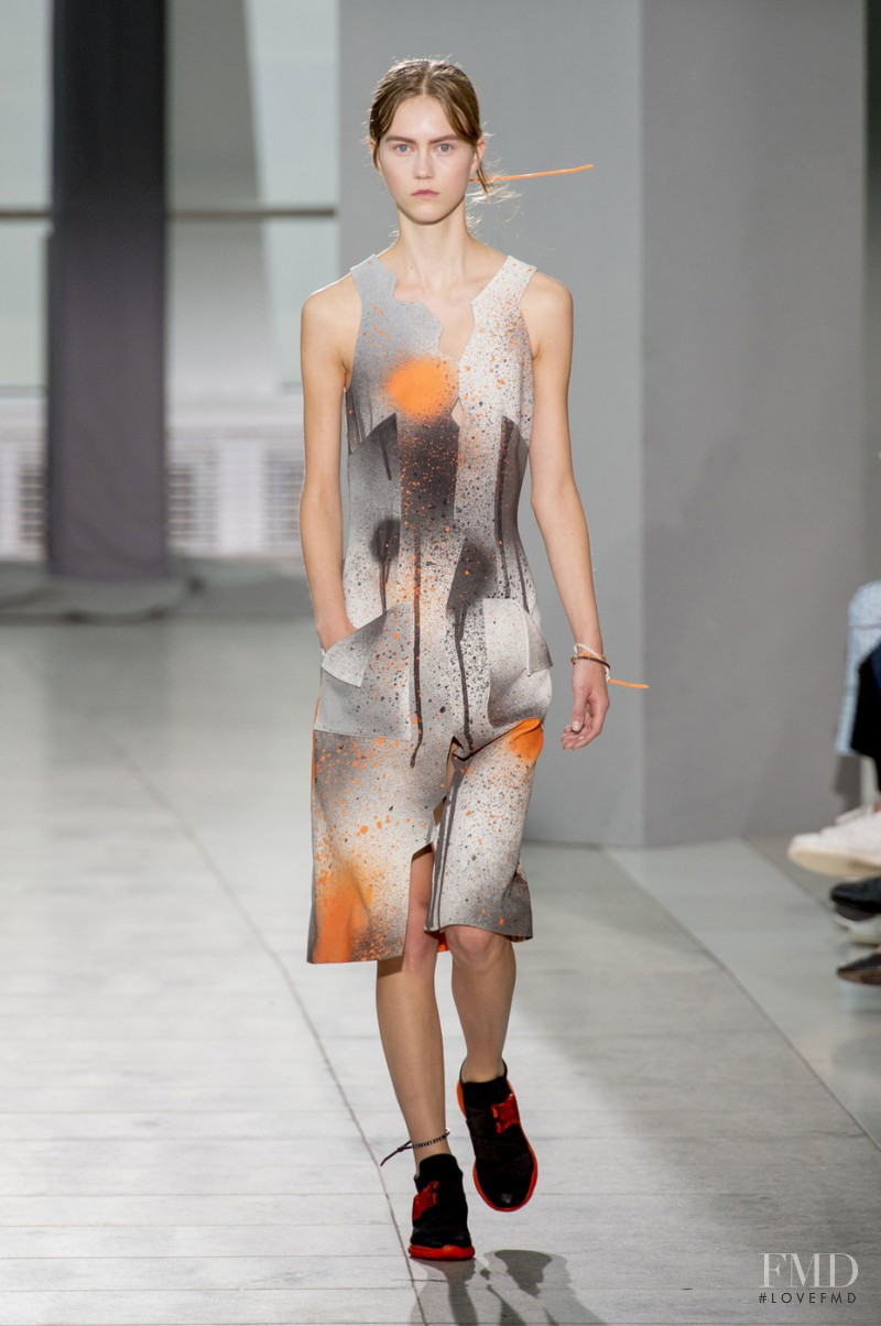 Julie Hoomans featured in  the Christopher Kane fashion show for Spring/Summer 2016