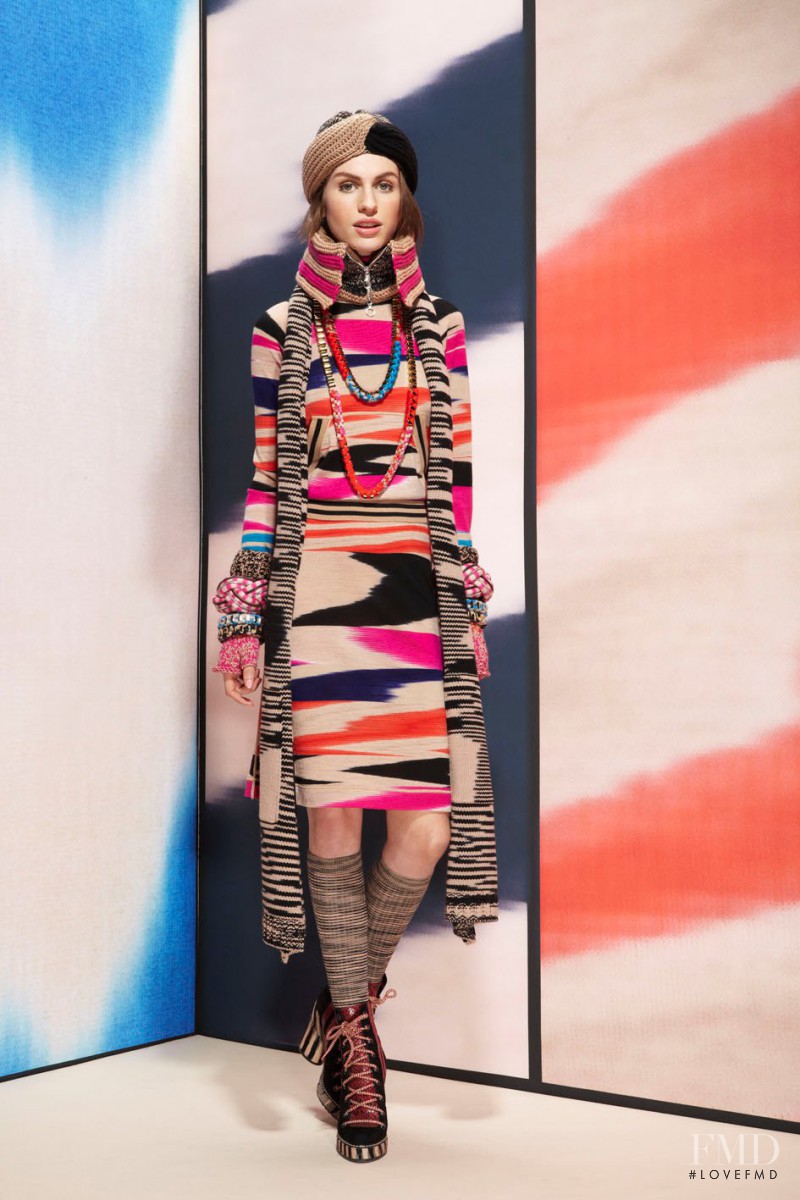 Tali Lennox featured in  the Missoni fashion show for Pre-Fall 2011