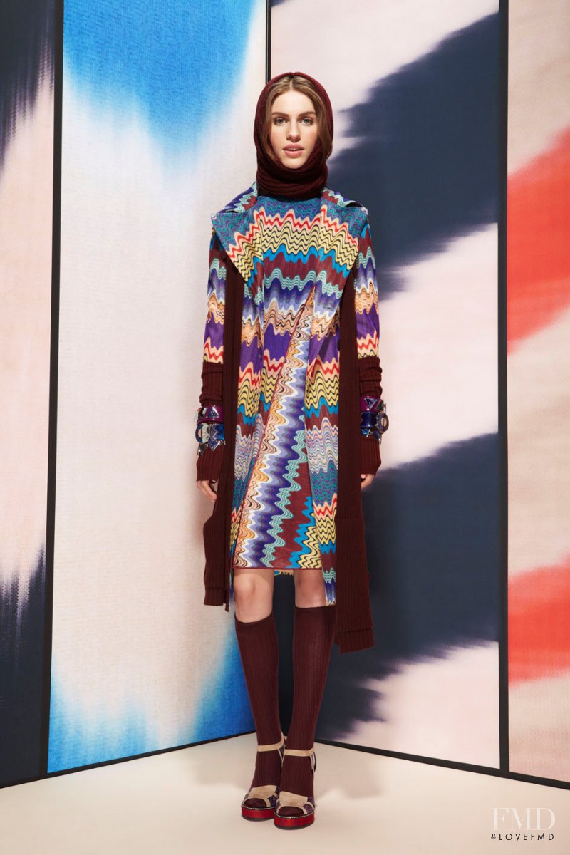 Tali Lennox featured in  the Missoni fashion show for Pre-Fall 2011