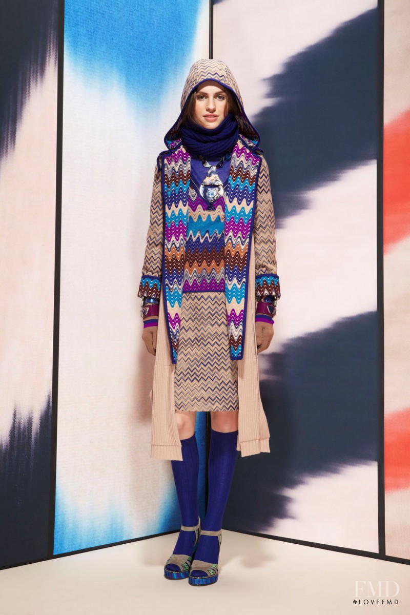 Tali Lennox featured in  the Missoni fashion show for Pre-Fall 2011