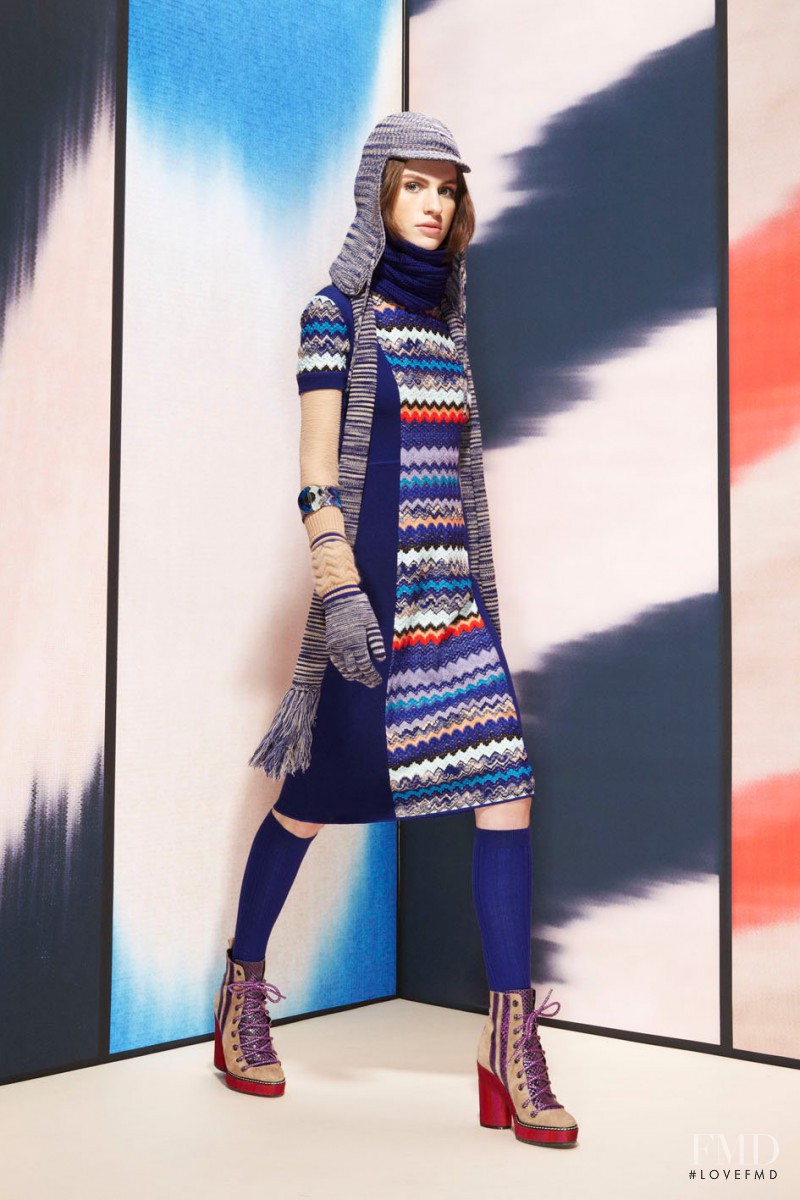 Tali Lennox featured in  the Missoni fashion show for Pre-Fall 2011