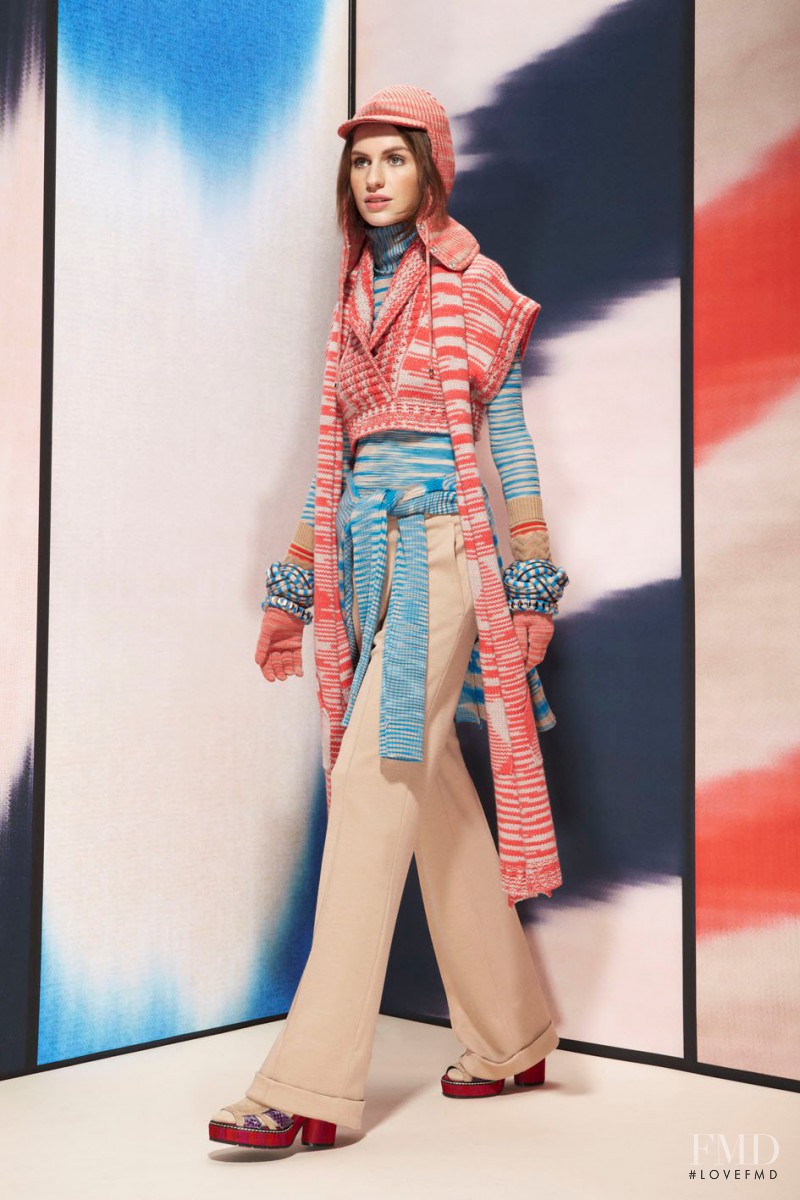 Tali Lennox featured in  the Missoni fashion show for Pre-Fall 2011